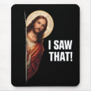 Search for sawing mouse mats Jesus saw that