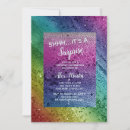 Search for kids surprise party invitations Rainbow