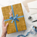 Search for linen wrapping paper Burlap
