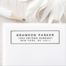 Search for tasteful return address labels Modern
