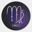 Search for gold virgo stickers Birthday
