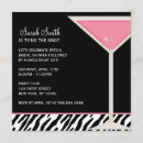 Search for alcohol square invitations Martini