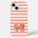 Search for peach stripes iphone cases Monogrammed