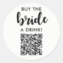 Search for bachelorette drink stickers Scan here