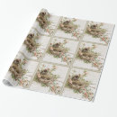 Search for bird nest wrapping paper Vintage