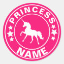 Search for unicorn monogram stickers Princess
