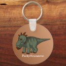 Search for dinosaur design key rings Triceratops