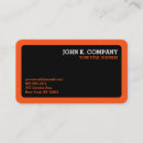 Search for orange business cards Chic