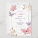 Search for dreaming birthday invitations Butterflies