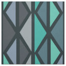 Search for teal geometric fabric Retro