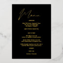 Search for gold foil menus Simple