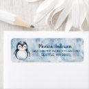Search for penguin return address labels Blue