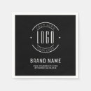 Search for add company logo napkins Simple