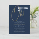 Search for big blue invitations Gold
