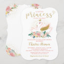 Search for gold princess baby shower invitations Floral