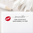Search for salon return address labels Lips