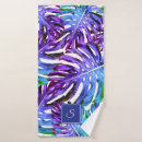 Search for tropical bath towels Monogrammed