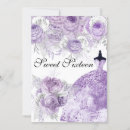 Search for purple winter wonderland invitations Silver