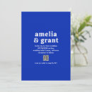 Search for sapphire blue invitations Minimalist