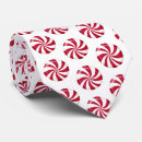 Search for peppermint candy christmas ties White