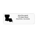 Search for pelican return address labels Louisiana
