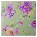 Search for pink floral tiles Purple