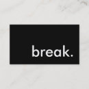 Search for break business cards Dancing