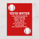 Search for baseball game party invitations Team