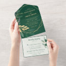 Search for gold geometric frame wedding invitations Fall winter summer spring
