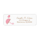 Search for umbrella return address labels Baby shower