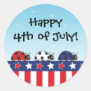 Search for happy 4th birthday stickers Patriotic