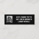 Search for change of address business cards Moving