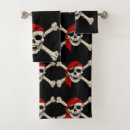 Search for pirate bath towels Jolly roger
