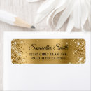 Search for faux gold foil return address labels Contemporary