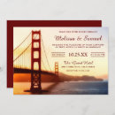 Search for golden gate bridge wedding invitations California
