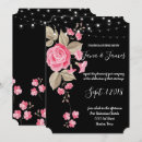 Search for black light wedding invitations Whimsical