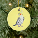 Search for cockatiel christmas tree decorations Watercolor
