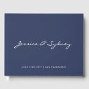 Search for navy blue wedding guest books Boho