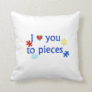 Search for autism puzzle piece home living Blue