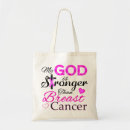 Search for breast cancer tote bags Inspirational quote