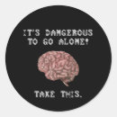 Search for alone stickers Brain