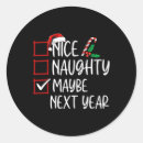 Search for naughty or nice list stickers Donald