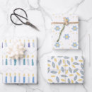 Search for hanukkah wrapping paper Candles