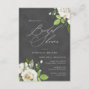 Search for green and white bridal shower invitations Trendy