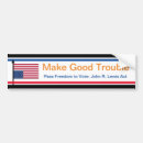 Search for troubled bumper stickers America