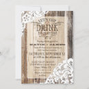 Search for country western lace wedding invitations Rustic
