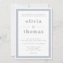 Search for blue border invitations Classic