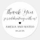 Search for elegant calligraphy wedding stickers Heart
