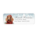 Search for cocker spaniel return address labels Puppy