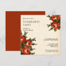 Search for orange retirement party invitations Botanical